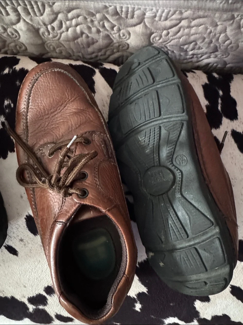 Nunn Bush Black Leather Lace-Up Derbys